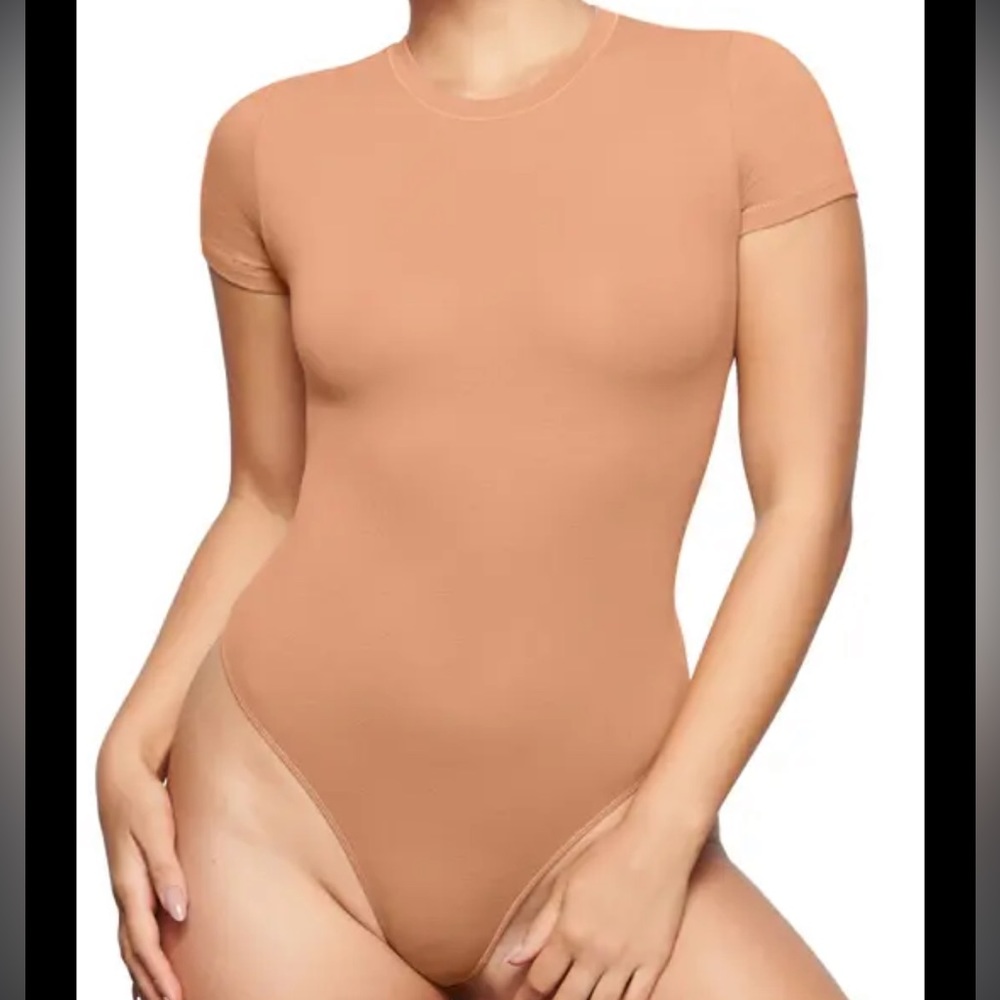 Skims Cotton Jersey Bodysuit